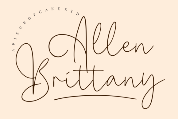Allen Brittany: A Script Font for Modern Web Design