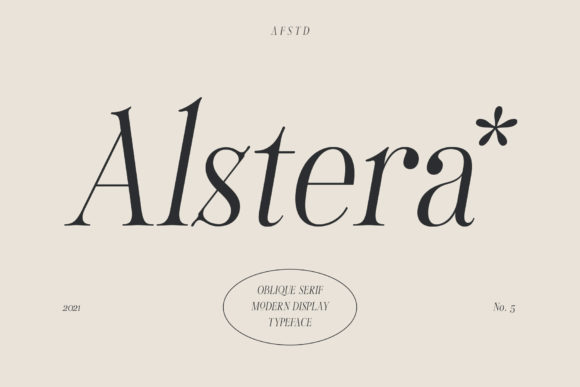 Alstera Oblique: A Serif Font for Thoughtful Editorial Design
