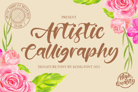 Artistic Calligraphy Font for Digital Creatives