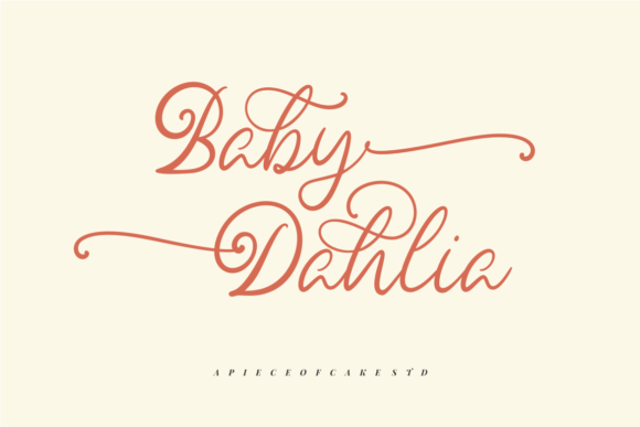 Baby Dahlia: A Delicate Script Font for Web Design