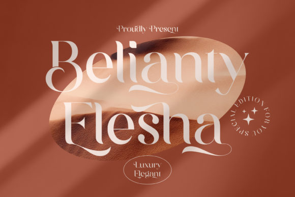 Belianty Elesha: A Serif Font for Editorial Excellence