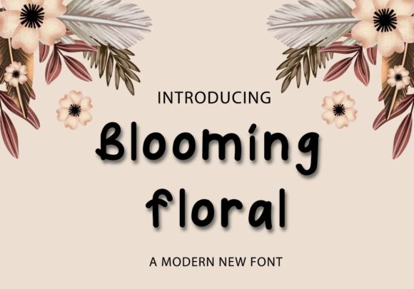 Blooming Floral: A Serif Font That Elevates Branding