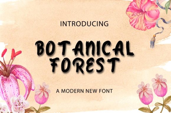 Botanical Forest: A Serif Font That Elevates Web Design