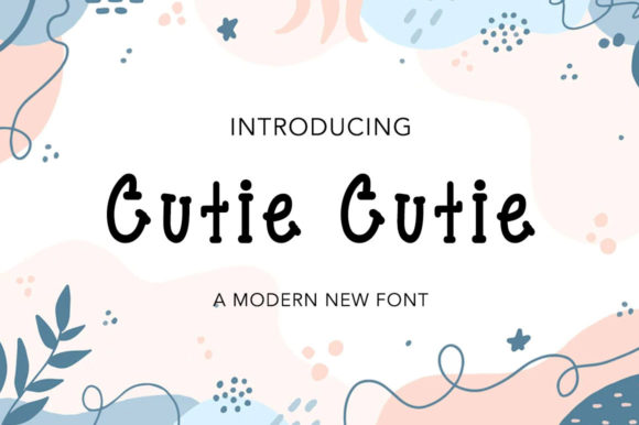 Cutie Cutie Font for Digital Creativity