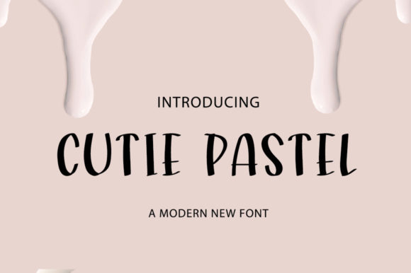 Cutie Pastel: A Font for Warm, Handwritten Branding