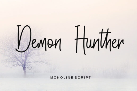Demon Hunther: A Serif Font for Bold Digital Branding