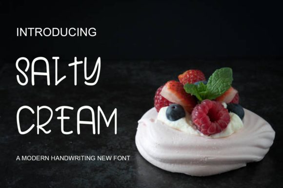 Font Choice That Speaks Volumes: Salty Cream for Editorial Design