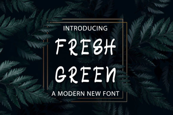 Fresh Green: A Versatile Serif for Branding and Design