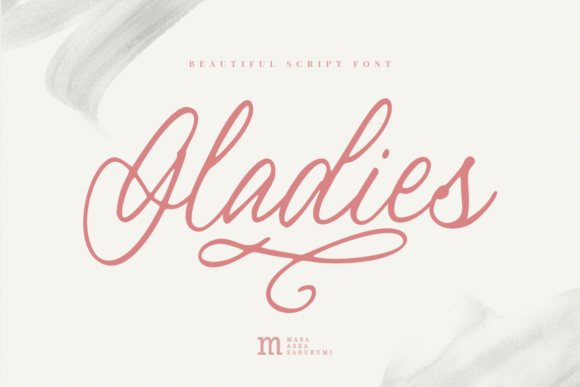 Gladies: A Script Font with Quiet Elegance