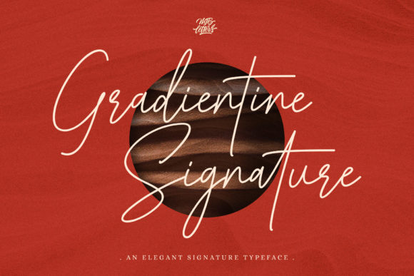 Gradientine Signature: A Font That Elevates Branding