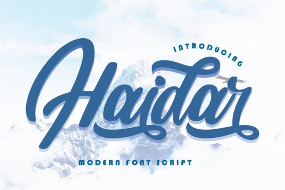 Haidar: The Font That Elevates Your Brand