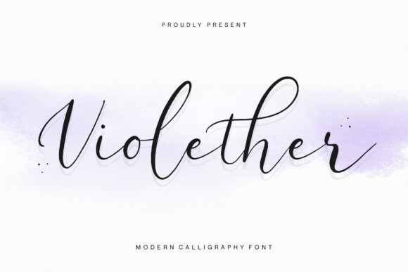Introducing Violether: A Script Font for Digital Design