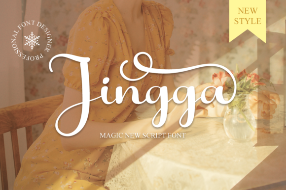 Jingga: A Versatile Script Font for Editorial Design