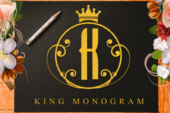 King Monogram: A Decorative Font for Modern Web Design