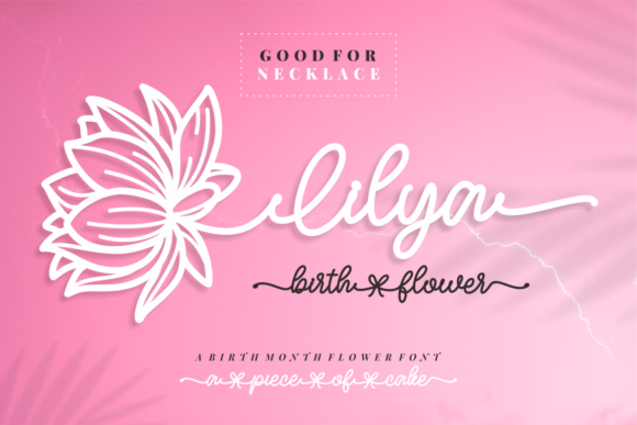 Lilya Birth Flower: A Script Font for Impactful Digital Design