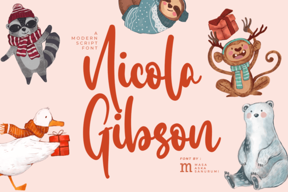 Nicola Gibson: A Script Font That Elevates Brand Identity