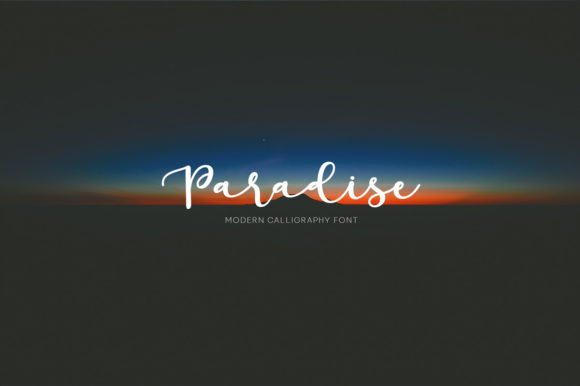 Paradise Calligraphy for Branding Projects