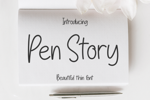 Pen Story: A Whimsical Font for Modern Campaigns