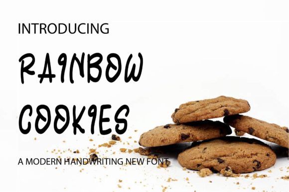 Rainbow Cookies Font for Web Designers