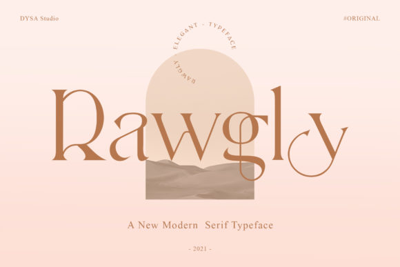 Rawgly: A Serif Font That Adds Elegance to Every Craft