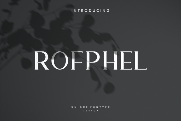 Rofphel: A Serif Font That Elevates Your Craft