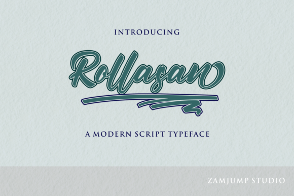 Rollasan: A Script Font for Modern Web Design