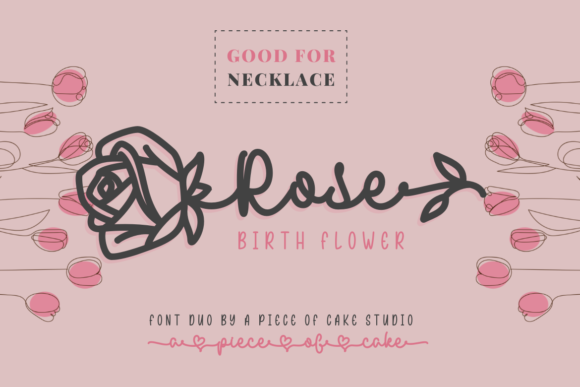 Rose Birth Flower Duo