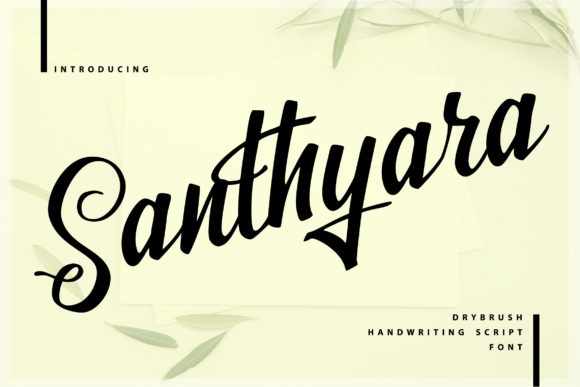 Santhyara: A Timeless Script Font for Editorial Design