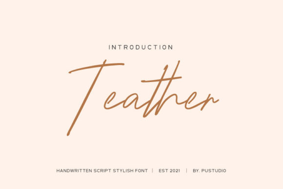 Teather: A Font That Elevates Branding with Class and Character