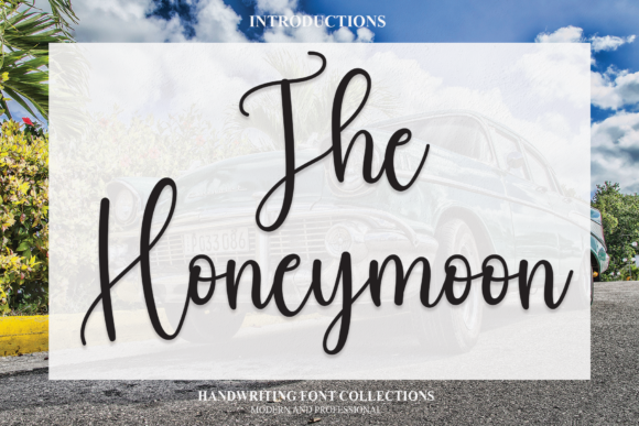 The Honeymoon: A Delicate Script Font for Editorial Design