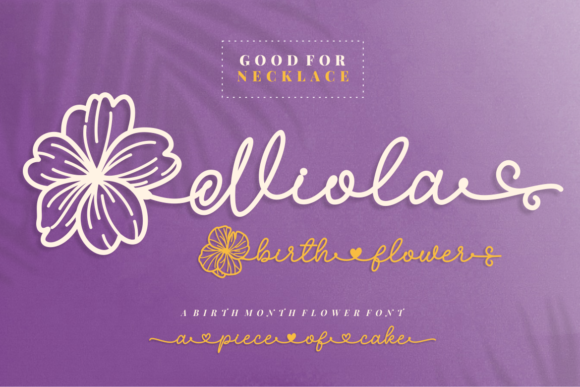Viola Birth Flower: A Font That Elevates Your Brand
