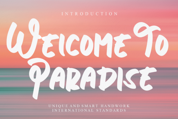 Welcome to Paradise Font Review